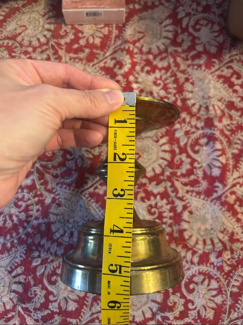 Large Brass Candle Holder